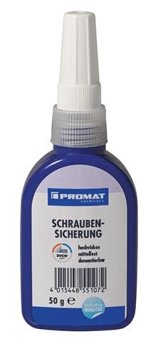PROMAT CHEMICALS Schraubensicherung 50g mf.hochvikos dunkelblau Flasche PROMAT CHEMICALS