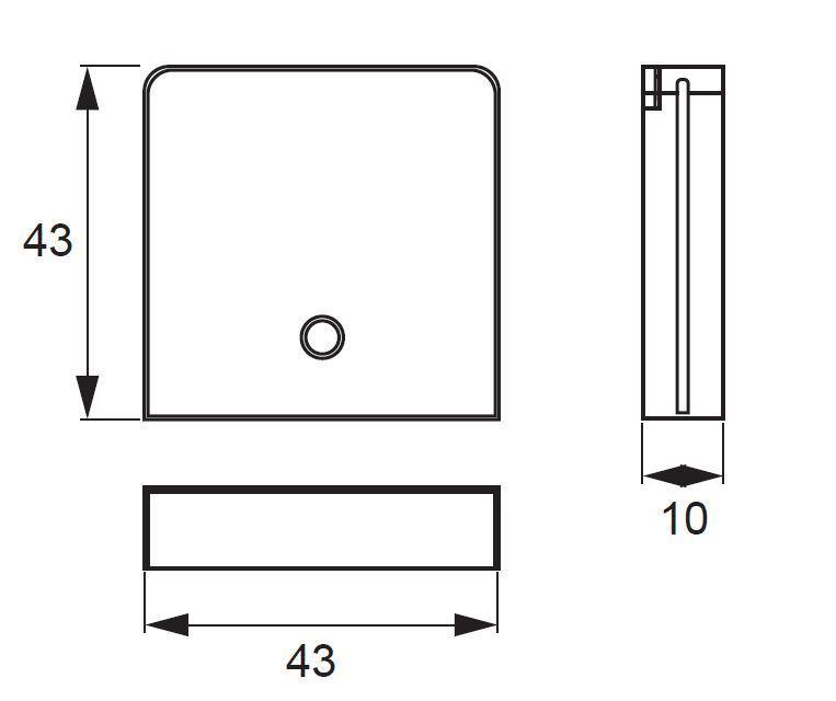 L&S LED Magnet-Türkontaktschalter 12 V Emotion max 36 W 0,2/0,2 m.Sensor schwarz