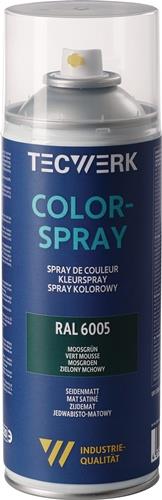 TECWERK Colorspray moosgrün seidenmatt RAL 6005 400ml Spraydose TECWERK