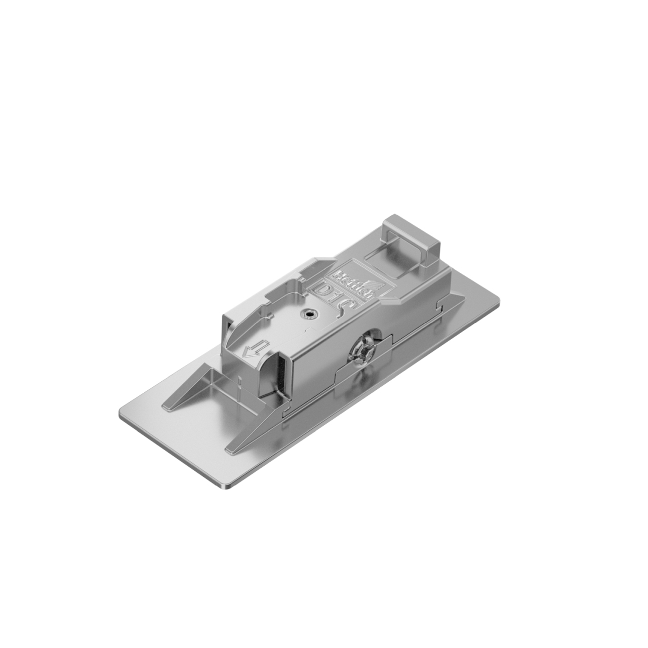 HETTICH Montageplatte zur Klebemontage mit Direkt-Höhenverstellung, Distanz 10.0 mm, 9133540