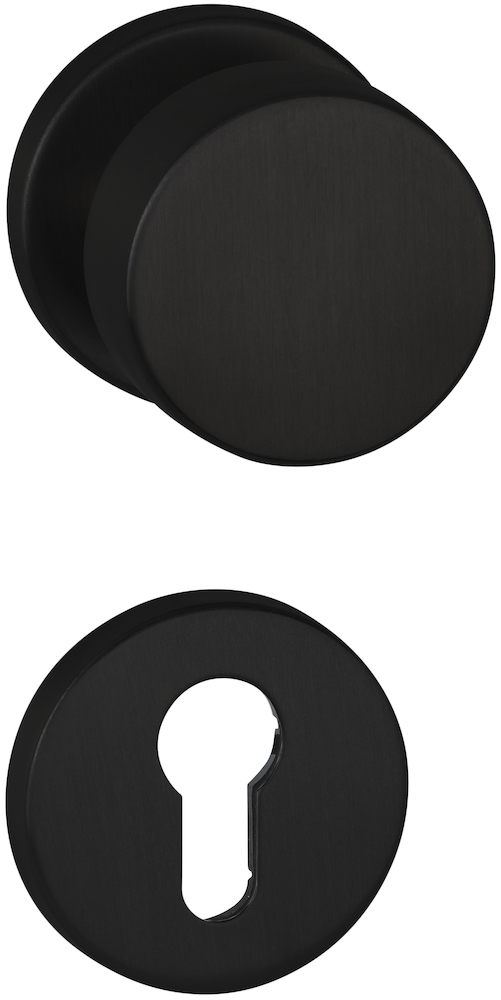 HERMAT Wechselgarnitur mit Rosetten BASIC 02 1802/2073.M/3127, Klasse 4, Edelstahl