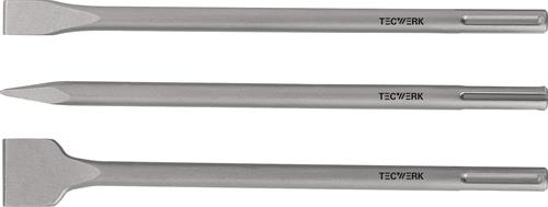 TECWERK Einsteckwerkzeugset SDS-max 3-tlg.L.400mm TECWERK