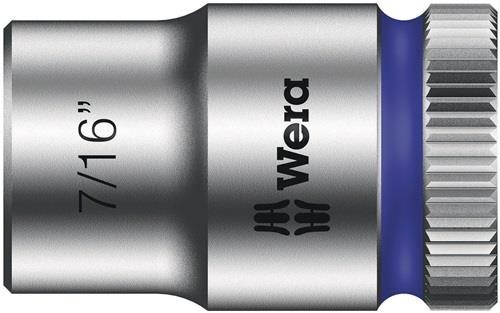 WERA Steckschlüsseleinsatz 8790 HMB Außen-6-kant SW7/16Zoll L.29mm Vierkant3/8Zoll CV