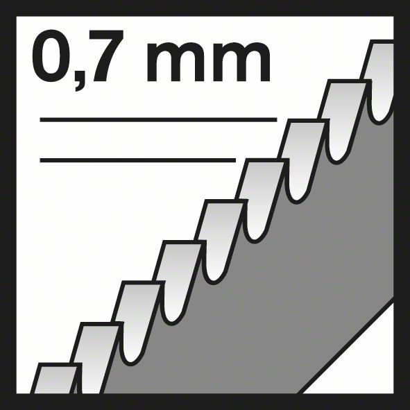 BOSCH Stichsägeblatt T 118 G Basic for Metal, 3er-Pack