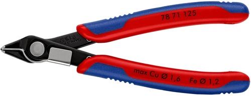 KNIPEX Elektronik-Seitenschneider Super-Knips® L.125mm Form7 Spezialwerkzeugstahl brün.