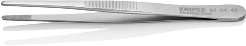 KNIPEX Präzisionspinzette L.120mm ger.Spitzen-B.3mm verchr.KNIPEX