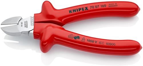 KNIPEX Seitenschneider L.160mm VDE tauchisol.KNIPEX