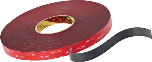 3M Montageband VHB Tape 4611F dunkelgrau L.3m B.19mm Rl.3M