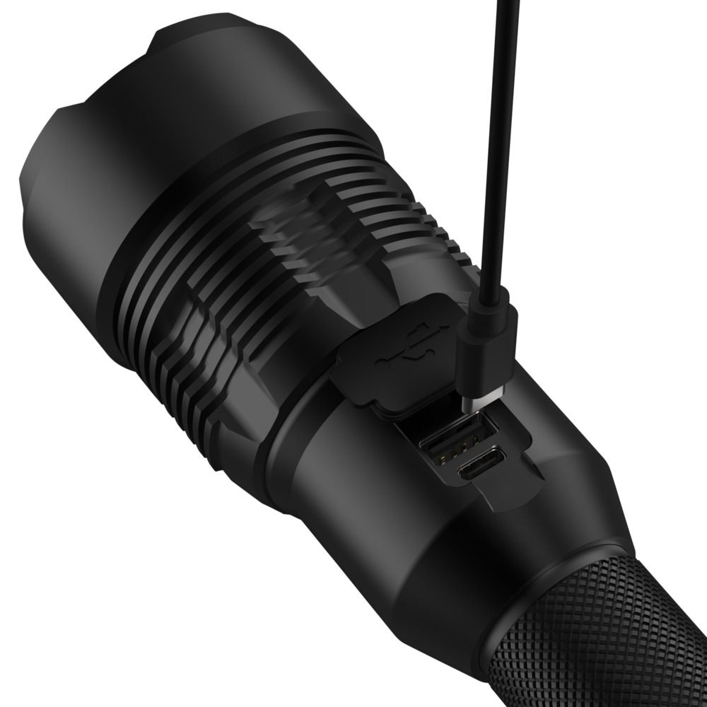 ANSMANN LED Taschenlampe T12000FR wiederaufladbar