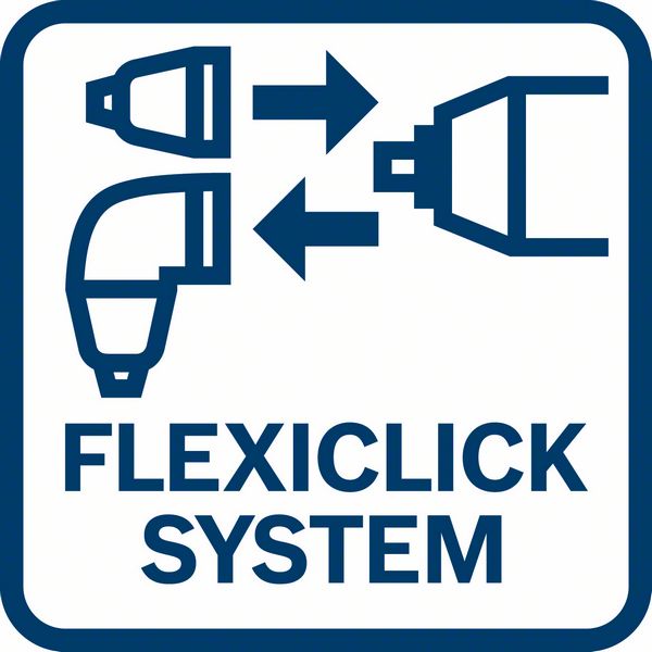BOSCH FlexiClick-Aufsatz GFA 12-X, 1/4-Sechskant-Bithalteraufsatz