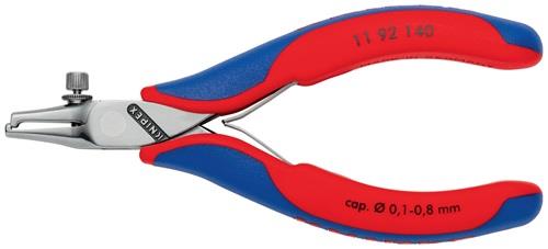 KNIPEX Elektronikabisolierzange Gesamt-L.140mm Arbeitsber.0,1-0,8mm KNIPEX