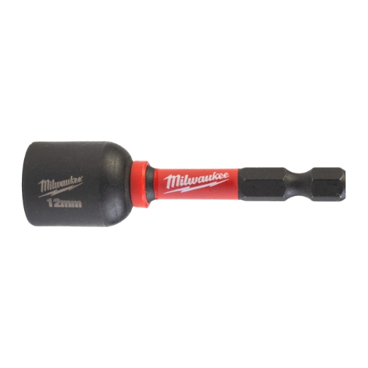 MILWAUKEE 12 x 65 mm, M7 magnetisch SHOCKWAVE Steckschlüssel 1/4"
