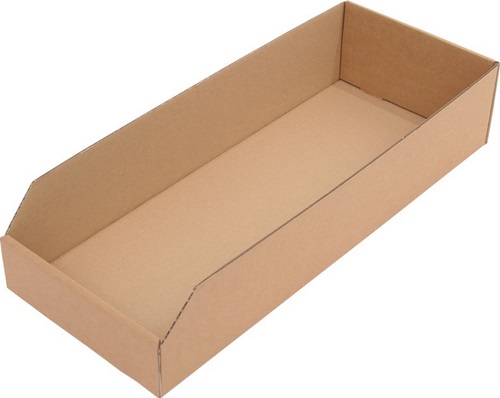 Nordwest Regalkasten L500xB200xH100mm braun 1-wellige Pappe