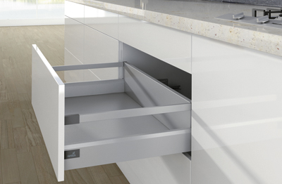 HETTICH Zarge ArciTech, 94 mm / 650 mm, silber, links, 9121211 HETTICH Zarge ArciTech, 94 mm / 650 mm, silber, links, 9121211