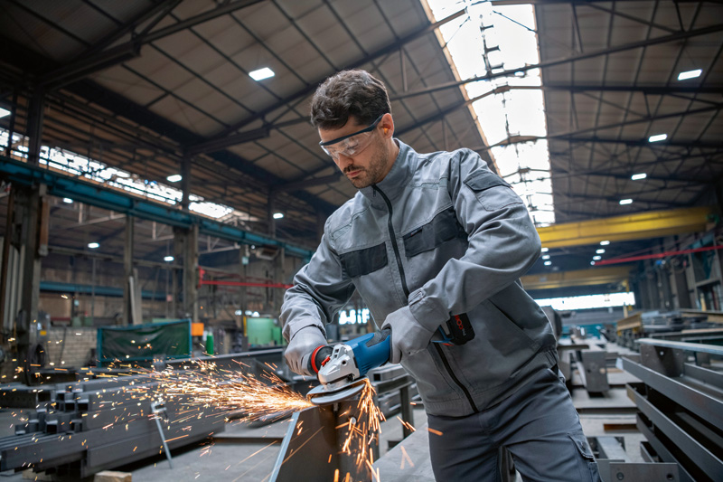 BOSCH Akku-Winkelschleifer BITURBO GWS 18V-15 P