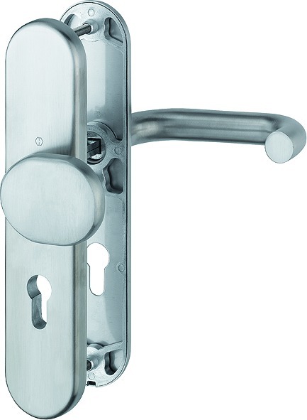HOPPE® Schutz-Wechselgarnitur mit Langschild Baden E86G/3331A/3440/1388Z, 8/72 mm, Edelstahl, 3941130