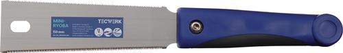 TECWERK Japansäge/Feinzugsäge Mini Ryoba Blatt-L.150mm Gesamt-L.330mm ger.2K-Griff