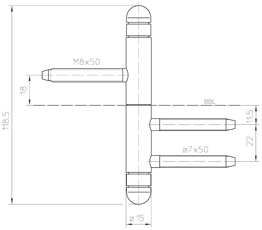 SIMONSWERK Einbohrband VARIANT® V 3420 WF SOFT