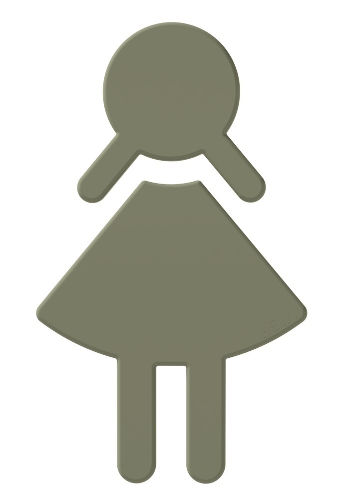 HEWI Hinweisschild FRAU 801.91.020, Polyamid, 801.91.020 86