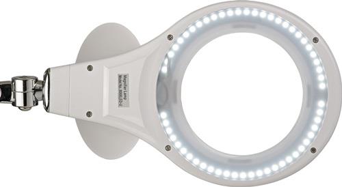 Nordwest LED-Lupenleuchte Glaslinse 127mm (5 Zoll) Tischklemme schwarz