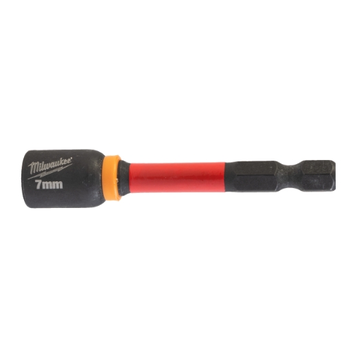 MILWAUKEE 7,0 x 65 mm, M4 magnetisch SHOCKWAVE Steckschlüssel 1/4"
