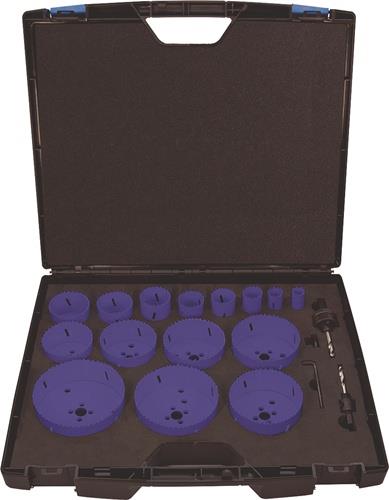 TECWERK Lochsägensatz 17-tlg.19-114mm Schnitt-T.38mm HSS-Co8 TECWERK