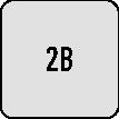 BOSS Gewindegrenzlehrdorn ANSI B1.1 UNF 1/4 Zollx28 D.6,35mm Tol.2B BOSS