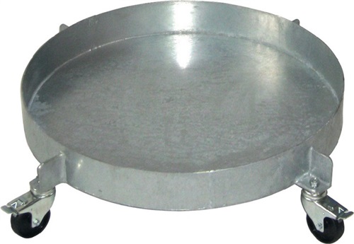 MEILLER Fassroller STA geschl.I-D.610mm silber verz.200l Stahlblechfass