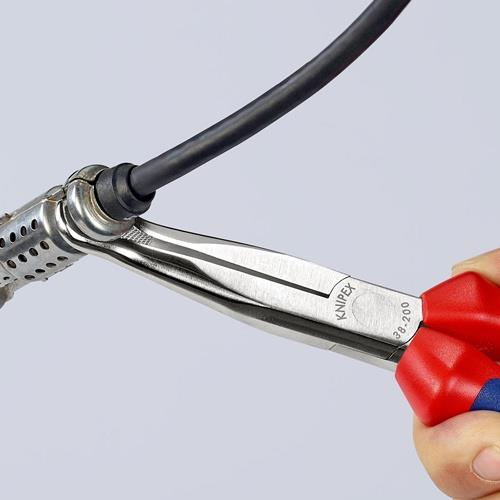 KNIPEX Mechanikerzange L.200mm Form 9 45Grad gew.Mehrkomp.-Hülle verchr.KNIPEX KNIPEX Mechanikerzange L.200mm Form 9 45Grad gew.Mehrkomp.-Hülle verchr.KNIPEX