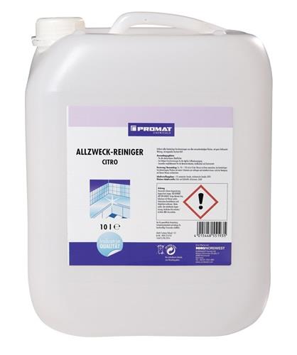 PROMAT CHEMICALS Allzweckreiniger Citro 10l Kanister PROMAT CHEMICALS