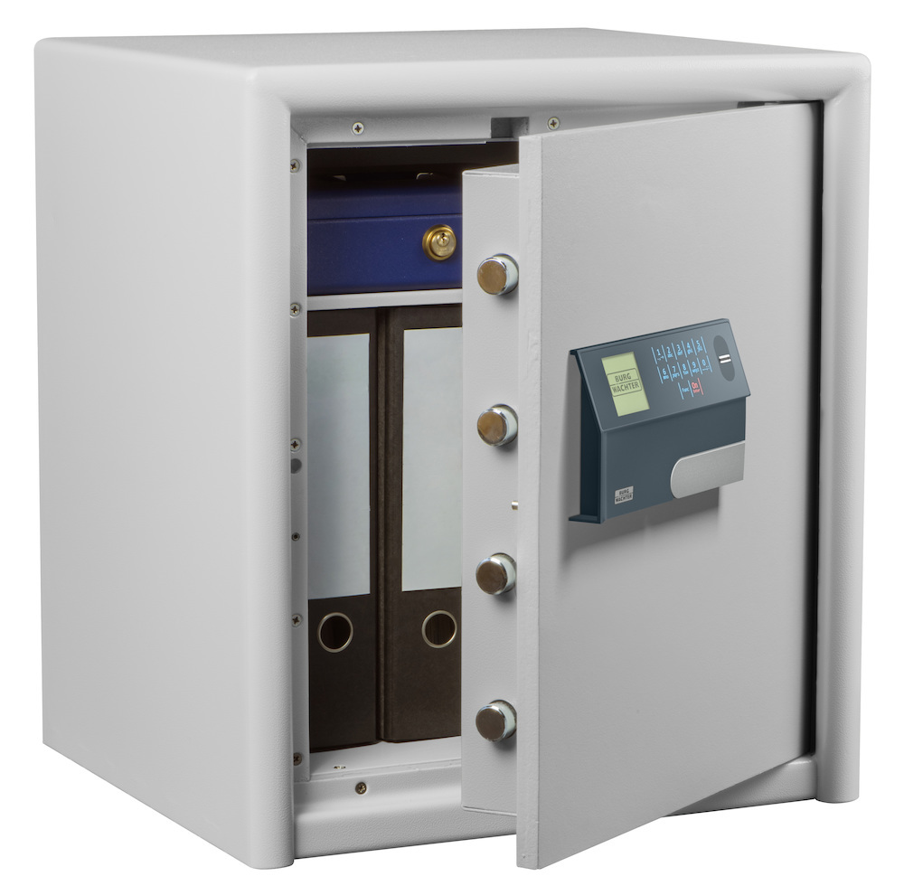 BURG-WÄCHTER Wertschutzschrank, DualSafe DS 445 E FP, lichtgrau beschichtet, 41310