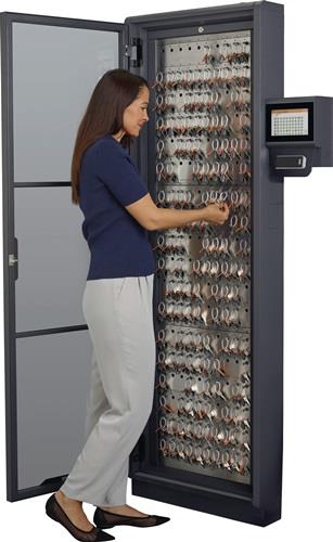 Nordwest Elektronischer Schlüsselschrank M-Touch-Pro-10L H396xB846xT160mm Drehriegelschlo