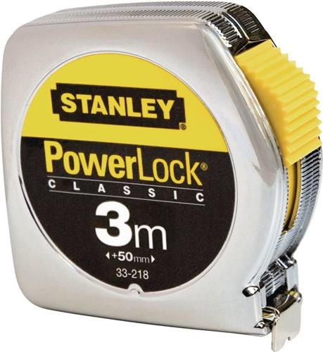 STANLEY Taschenrollbandmaß PowerLock® L.3m B.12,7mm mm/cm EG II Metall Clip SB STANLEY Taschenrollbandmaß PowerLock® L.3m B.12,7mm mm/cm EG II Metall Clip SB
