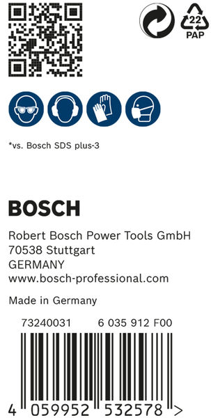 BOSCH EXPERT SDS plus-7X Hammerbohrer, 8 x 150 x 215 mm, 30-tlg.. Für Bohrhämmer