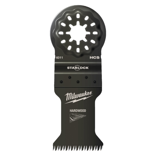 MILWAUKEE 35 x 42 mm mit Japanverzahnung Multitool Starlock Tauchsägeblatt für Schnitte in Holz
