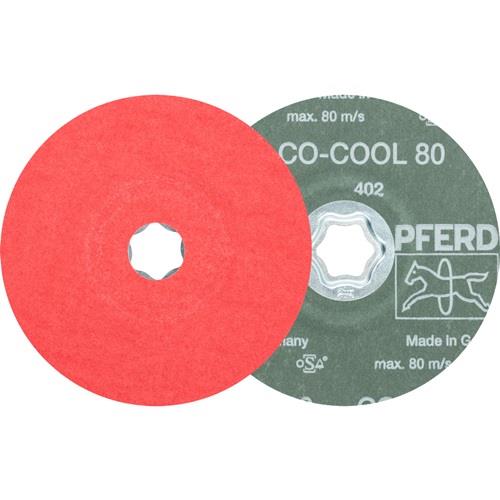 PFERD Fiberscheibe COMBICLICK CO-COOL D.125mm K.80 INOX/Alu.Keramikkorn PFERD