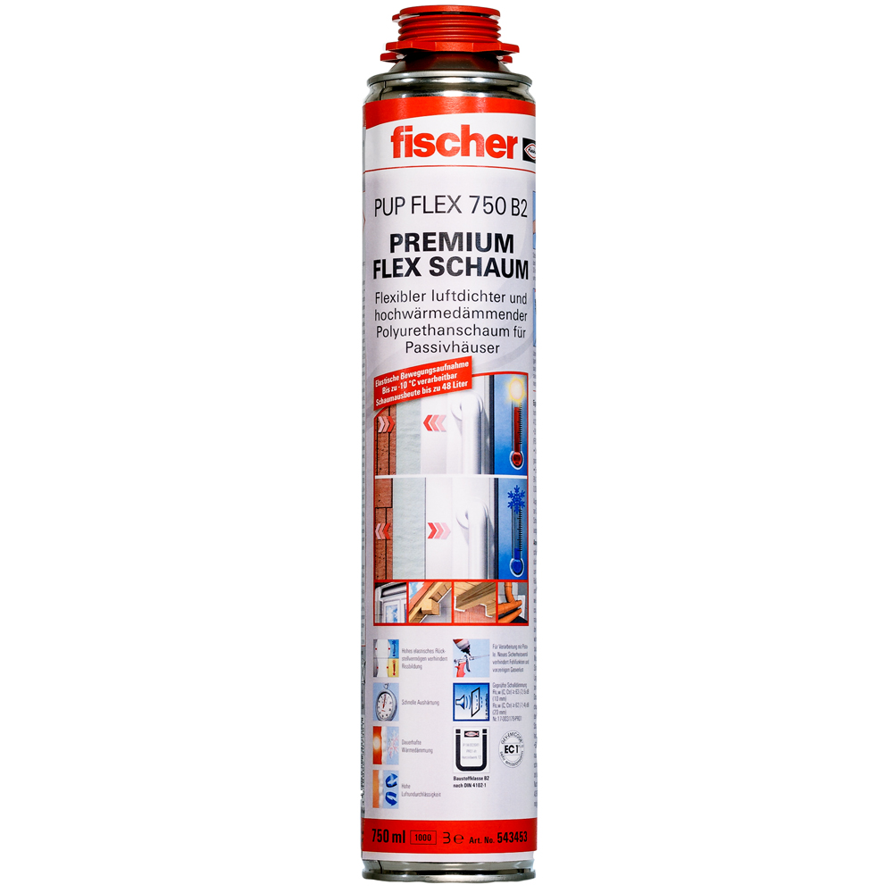 FISCHER Flexibler Pistolenschaum PUP FLEX 750 B2
