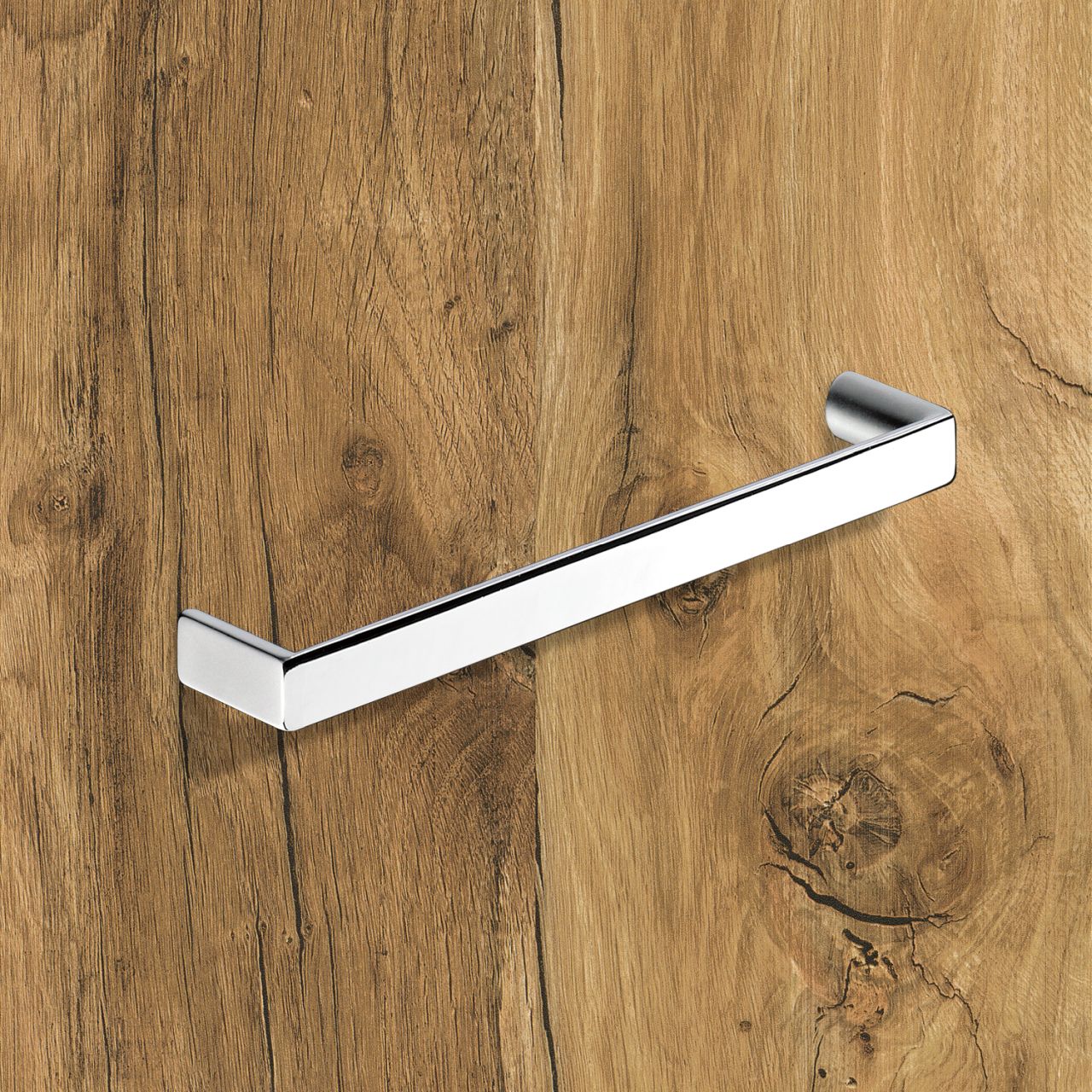 HETTICH Griff Belluno, •–• 96, L 130 mm, B 9 mm, H 28 mm, Verchromt glanz, 43643 HETTICH Griff Belluno, •–• 96, L 130 mm, B 9 mm, H 28 mm, Verchromt glanz, 43643