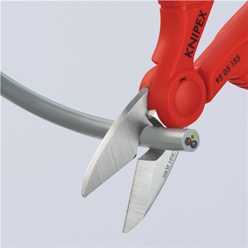 KNIPEX Elektriker-/Handwerkerschere L.155mm 2-K.-Hüllen KNIPEX