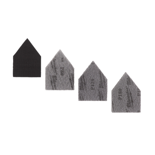 4 x K80, 4 x K120, 4 x K180, 1 x Zwischenplatte Schleifblätter Netzstruktur für M12FDSS 67 x 92 mm Set 13-teilig