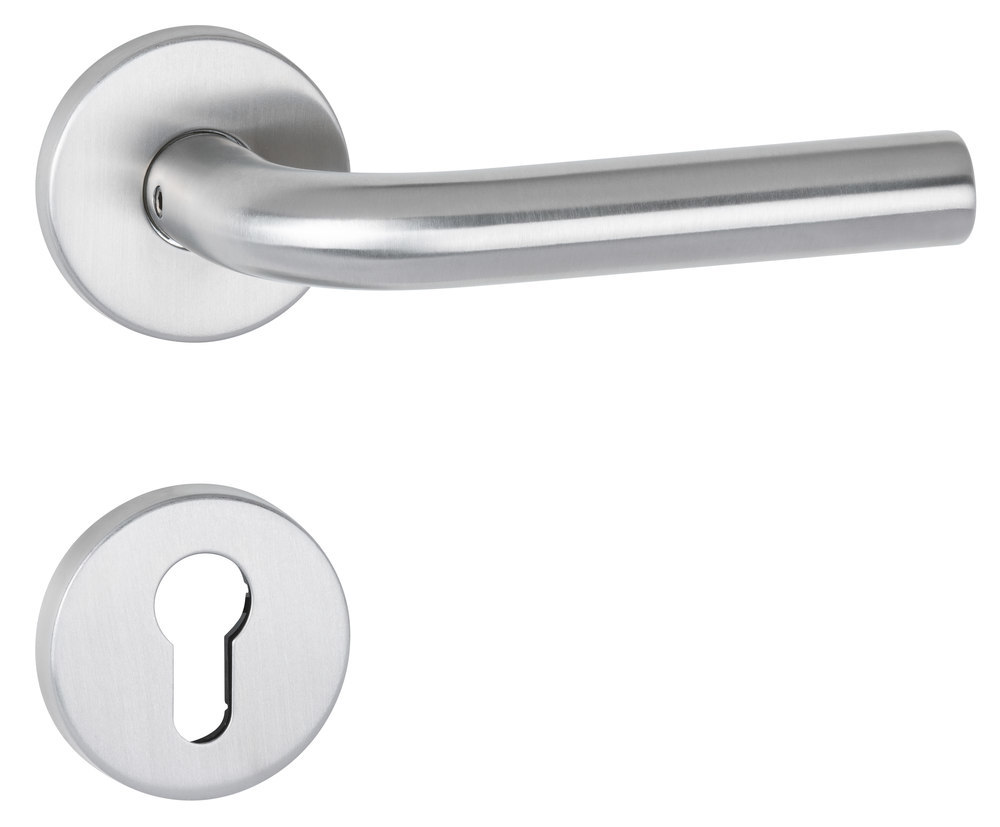 HERMAT FH Wechselgarnitur mit Rosetten BASIC 03 1803.FS/2073.M/3127/KT, Edelstahl