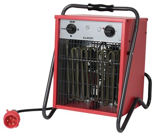 EUROM Elektroheizer 345 m³/h 0/4500/9000 W 16 A EUROM