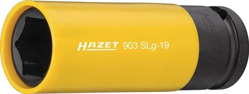 HAZET Kraftschraubersteckschlüsseleinsatz 903SLG-19 1/2Zoll 6KT m.Ku.Hülse SW19mm 85mm