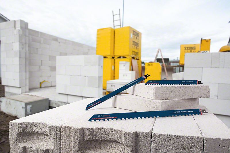 BOSCH EXPERT ‘Aerated Concrete’ S 1241 HM Säbelsägeblatt, 1 Stück. Für Säbelsägen BOSCH EXPERT ‘Aerated Concrete’ S 1241 HM Säbelsägeblatt, 1 Stück. Für Säbelsägen
