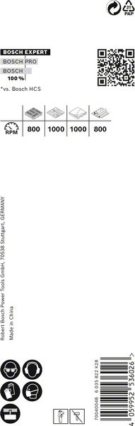 BOSCH EXPERT Construction Material Lochsäge, 32 x 60 mm. Für Dreh- und Schlagbohrer