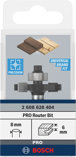 BOSCH Scheibennutfräser, 8 mm, D1 32 mm, L 6 mm, G 51 mm