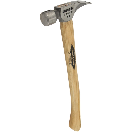 MILWAUKEE Ti14SC-H18, 457 mm lang, glatt Titanhammer m. Hickorystiel Stiletto