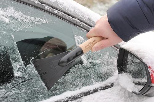 NIGRIN Eisschaber smartn green Eisschabkante 100mm L.28,5cm schwarz,braun Buchenholz