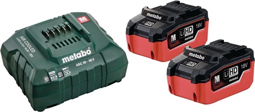 METABO Akkuset Basic 5,5 LiHD 18 V 2x5,5 (LiHD) Ah Krt.METABO