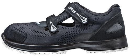 Sicherheitssandale RUNNER 145 ESD Gr.36 W.10 black/white S1P SRC EN20345 ATLAS
